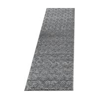 HOCHFLORTEPPICH EISACK, geometrisch, Grau, 80 x 250 cm - Grau, Textil (250/80cm) - KADIMA DESIGN