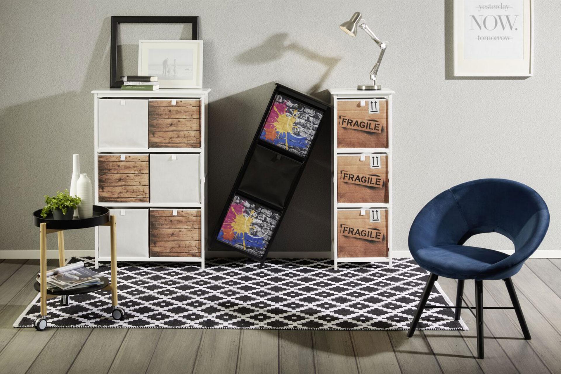 Regalkoerbe in verschiedenen Farben und Materialien guenstig kaufen bei moemax