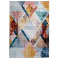 KURZFLORTEPPICH Rachele 90x160 cm - Multicolor, Textil (90/160cm) - Gino Falcone