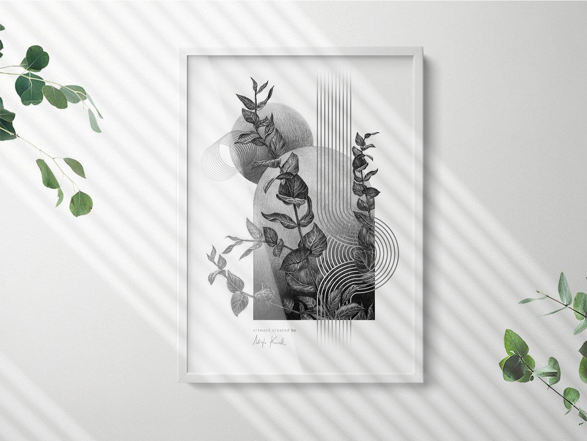 BILDERRAHMEN - Weiß, Kunststoff (50/70/1.5cm) - Wallfluent