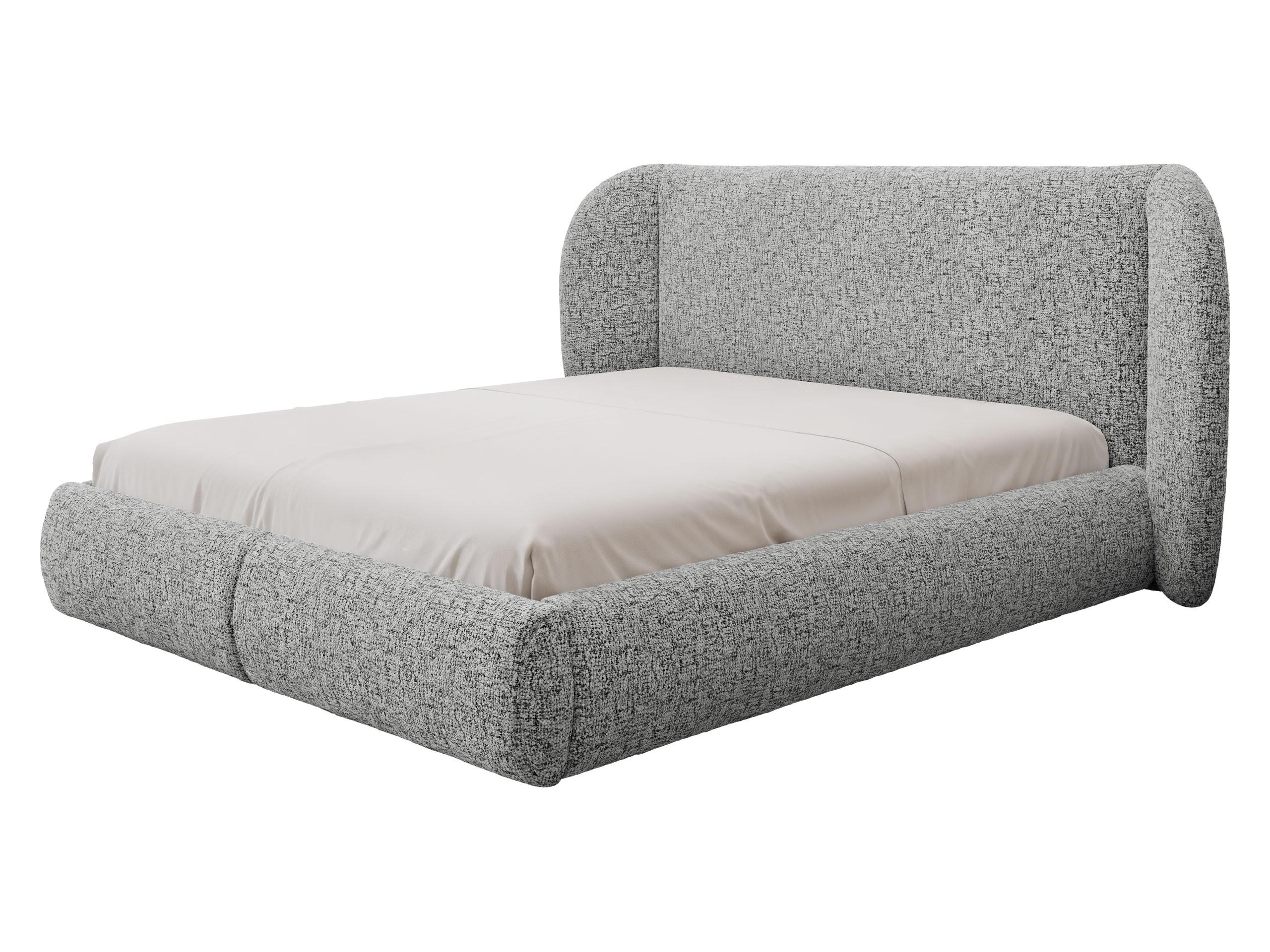POLSTERBETT Jamika - Hellgrau, Holz/Textil (160/200cm) - MIRJAN24