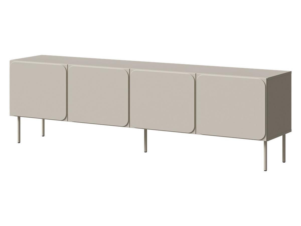 TV-LOWBOARD Rafael 200 4D - Kaschmir, Holzwerkstoff/Metall (200/61/40cm) - MIRJAN24