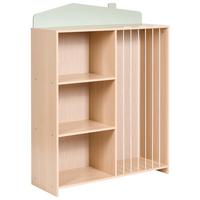 REGAL mit 3 Ebenen 105 cm Hellbraun Lackey - Hellbraun/Braun, Holzwerkstoff (80/105/30cm) - Beliani