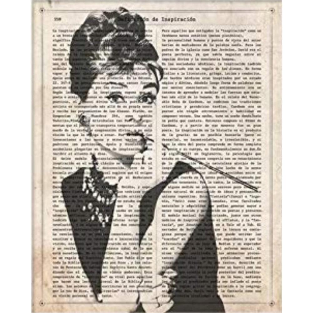 POSTER Harlekin A4 Schwarzer Rahmen - Schwarz, Papier (29.7/5/21cm) - Nacnic