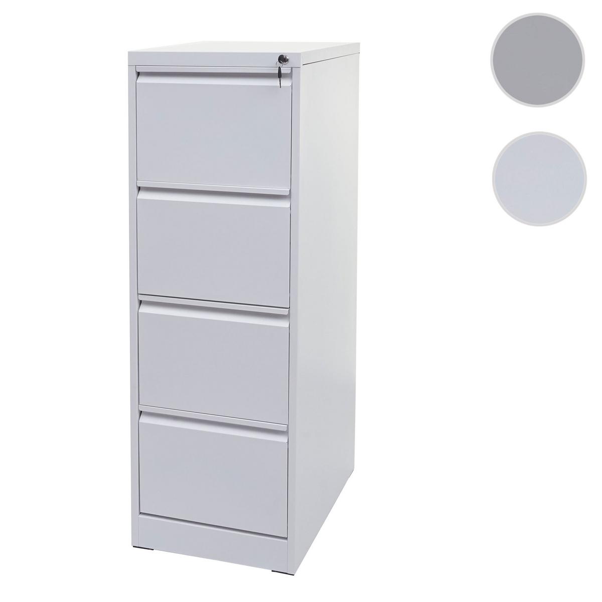 HÄNGEREGISTERSCHRANK White - Weiß, Metall (46/134/62cm) - MCW
