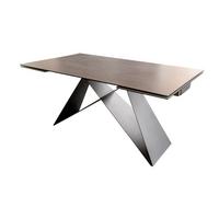 AUSZIEHTISCH BENNO Schwarz Glas, Metall - Schwarz, Glas (90/160/76cm) - KAWOLA