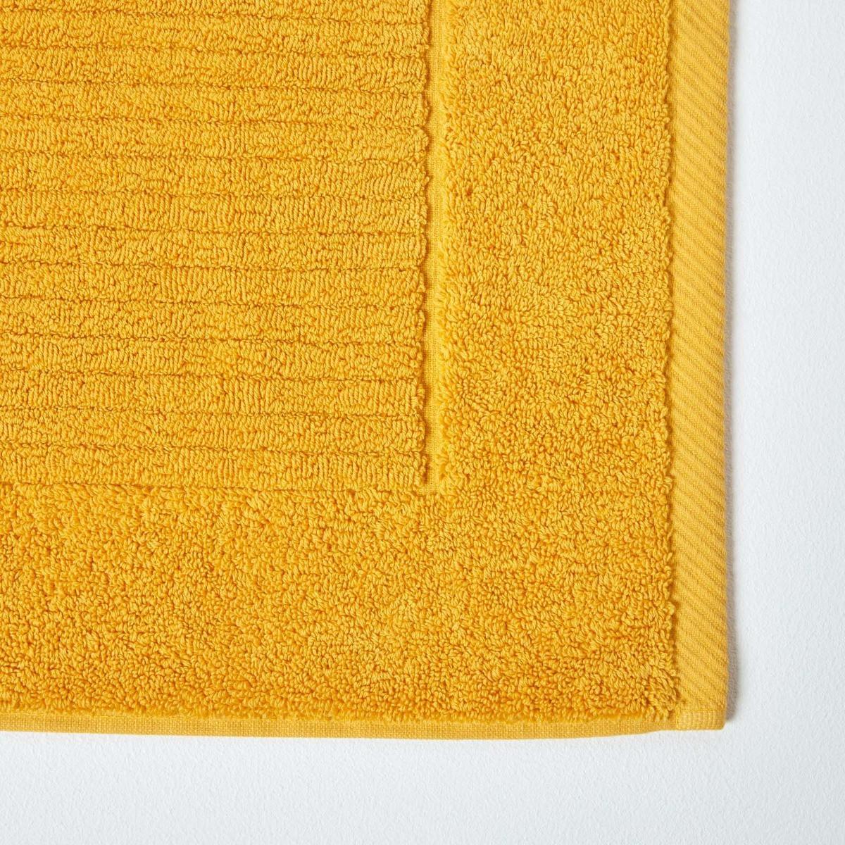 BADEMATTE Imperial 50/80 cm, Baumwolle - Gelb, Textil (50/80cm) - Homescapes