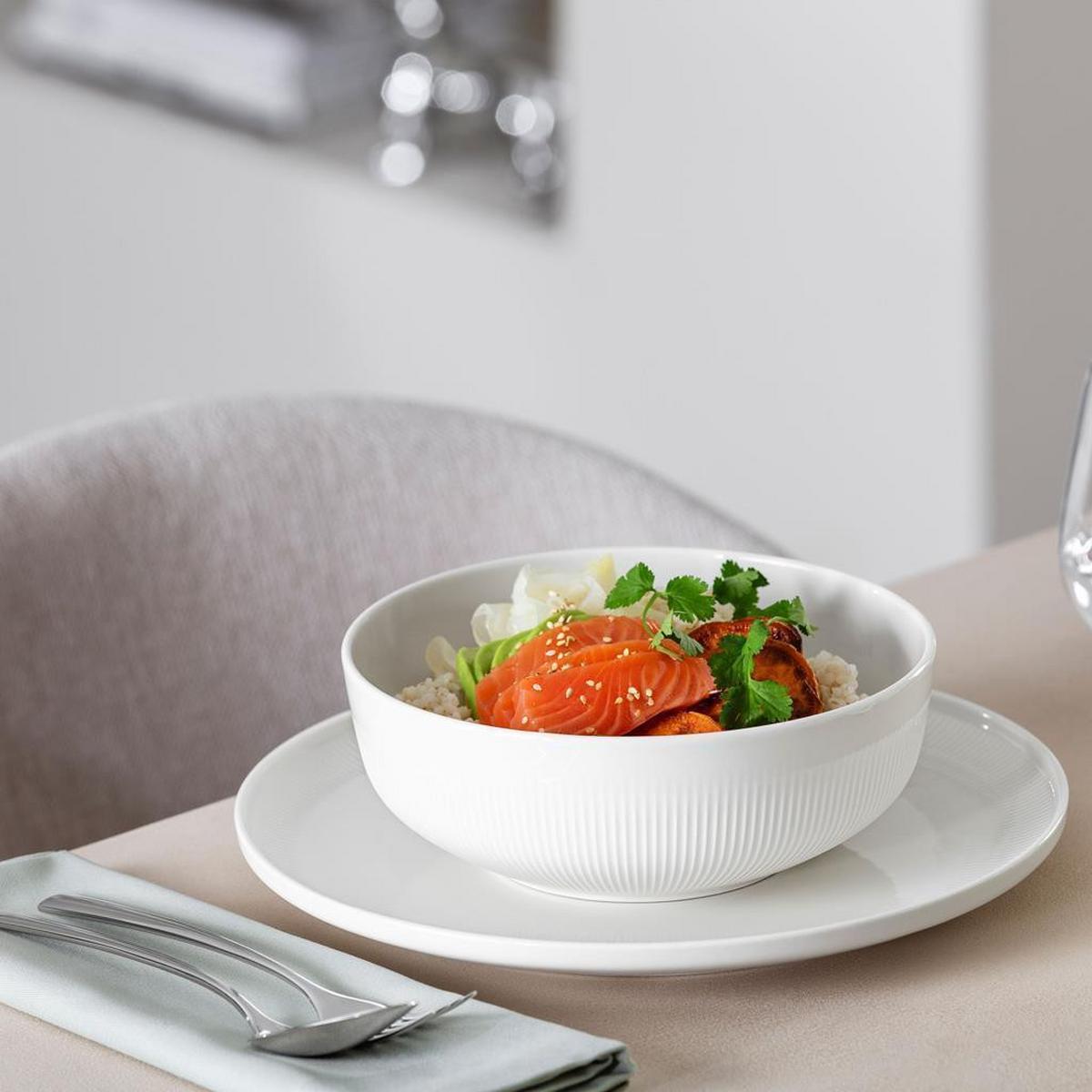 SPEISETELLER Afina weiß ø 27,2 cm 6er Set - Weiß, Keramik (27.2cm) - Villeroy & Boch
