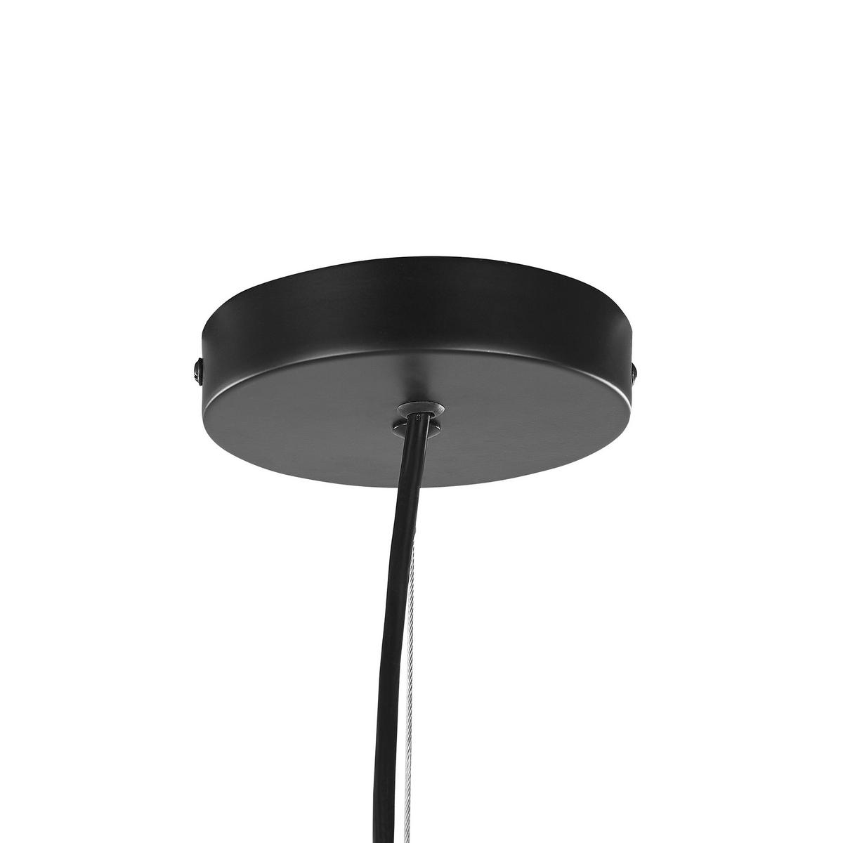 HÄNGELEUCHTE Balagas 52/52/115 cm - Schwarz, Metall (52/52/115cm) - Beliani