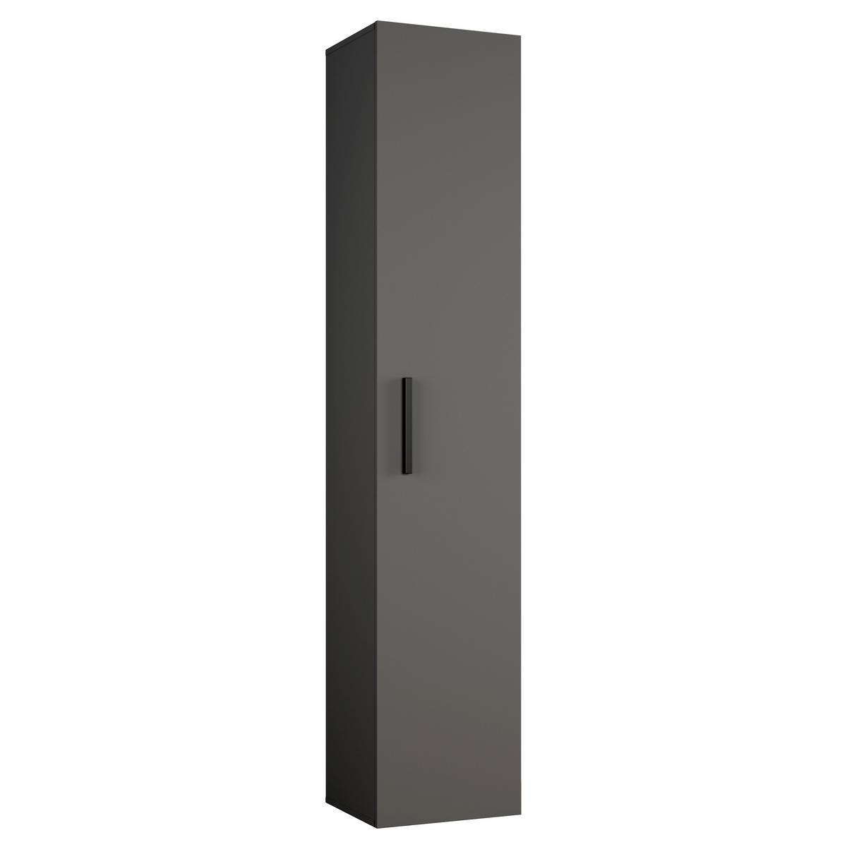 GARDEROBENSCHRANK MODULO 80/204/40 cm Modern Garderobe-Set Grau - Grau, Holzwerkstoff (80/204/40cm) - MASSENO