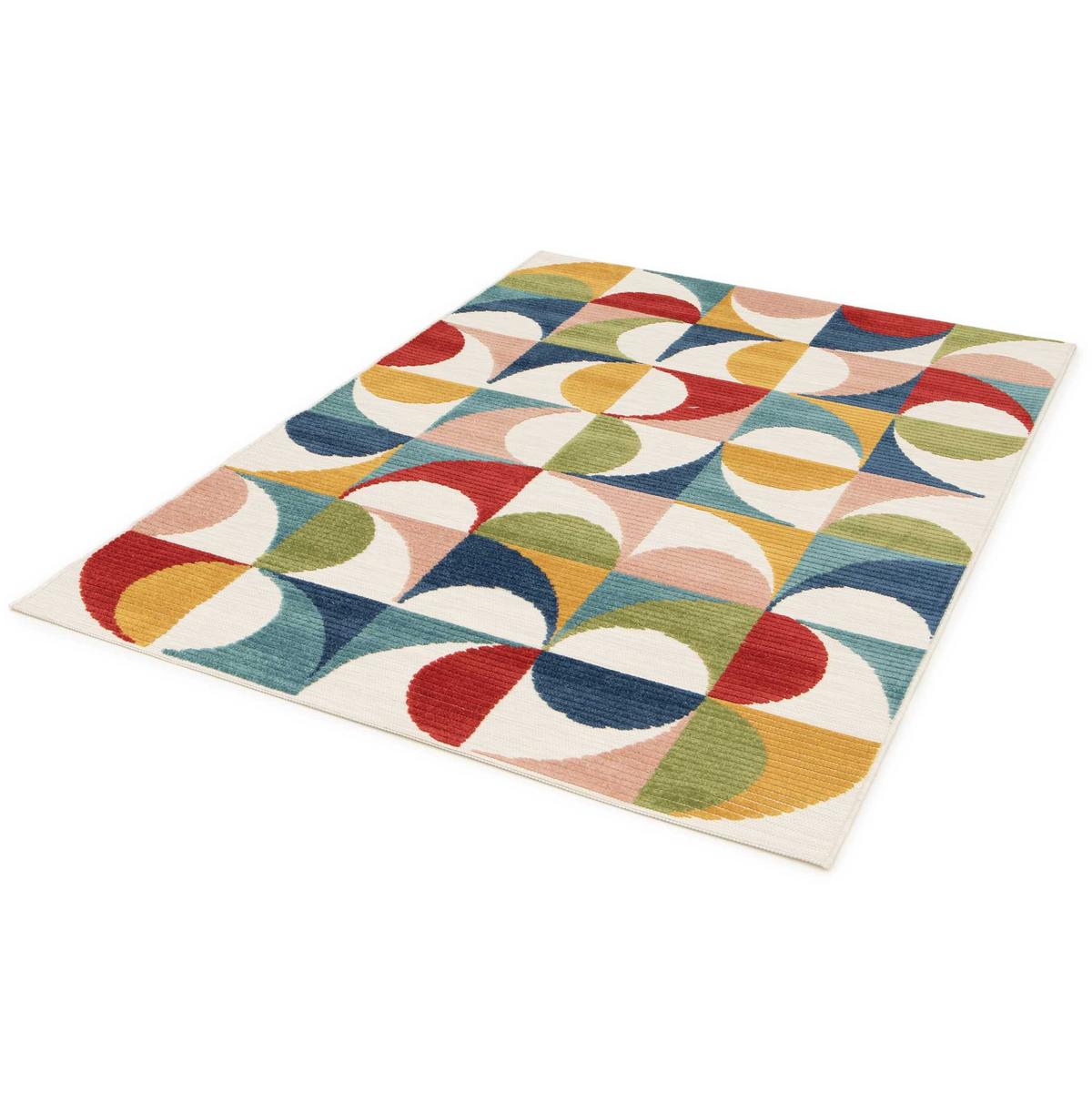 OUTDOORTEPPICH Mehrfarbiger Mila 120/170 cm - Multicolor, Textil (120/170cm) - Atticgo