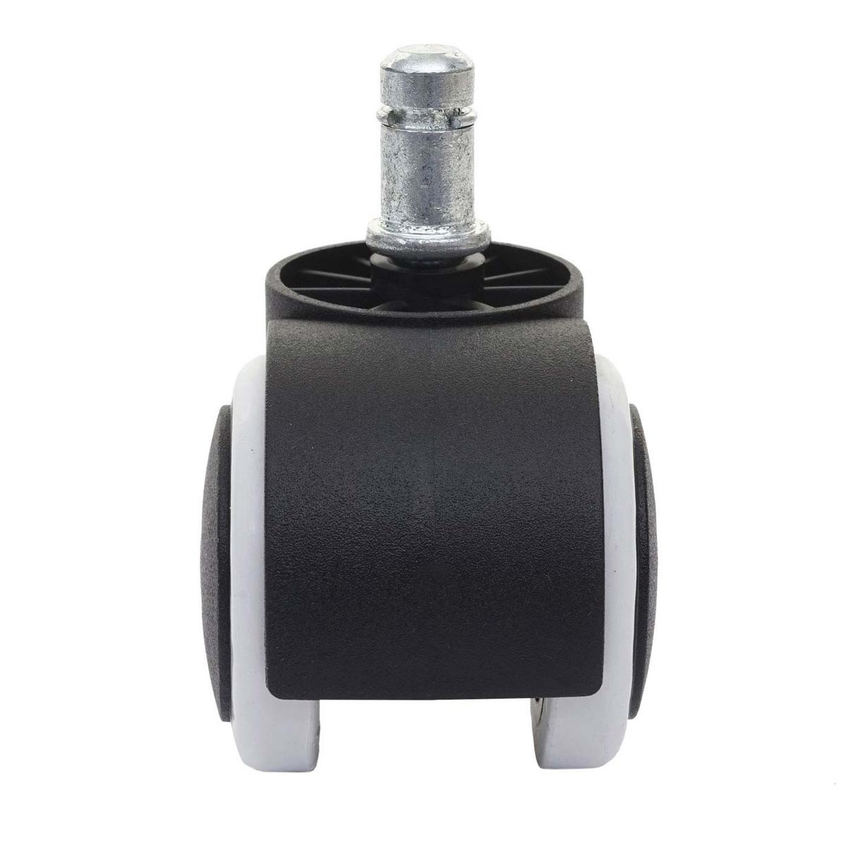 UNIVERSALROLLEN Schwarz, Grau 5er-Set - Schwarz/Grau, Kunststoff (5/8/7cm) - MCW