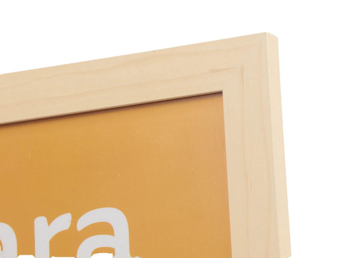 RAHMEN aus MDF und Acrylglas Schutz und Aussteller für Fotografien, Bilder, Poster, Gemälde, Dekoration für Haus Farbe Hellholz A4 - Beige, Holz (21/3cm) - Nacnic