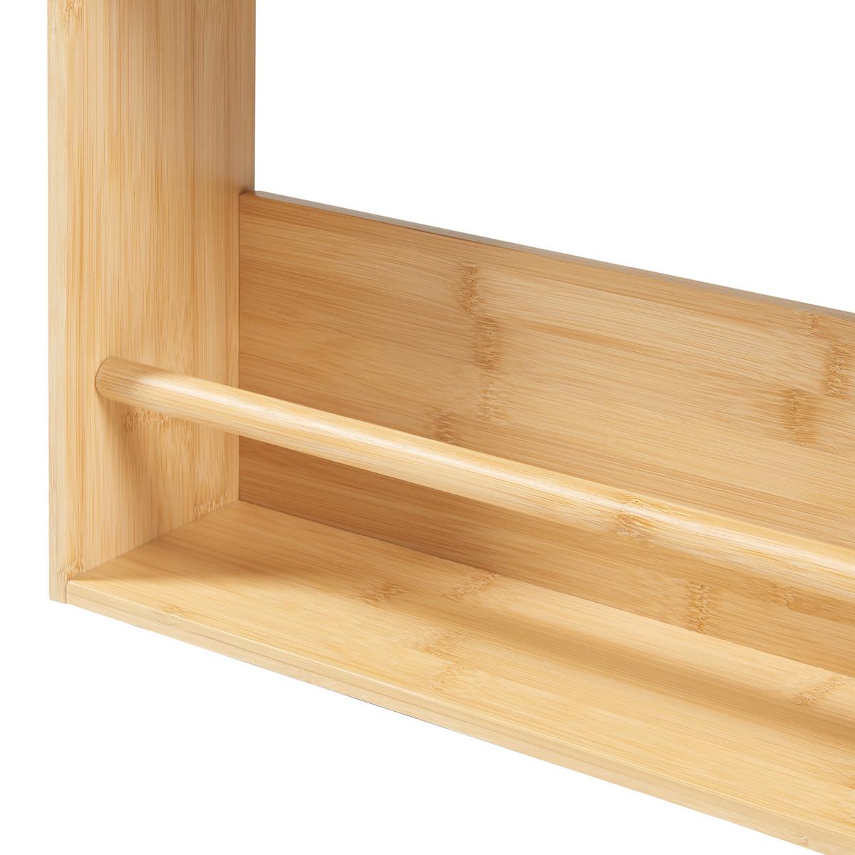 WANDREGAL Hareid - Naturfarben, Naturmaterialen (60/80/12cm) - [en.casa]