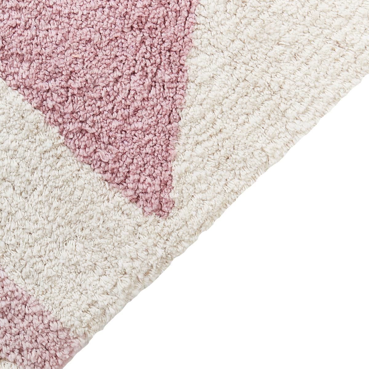KINDERTEPPICH Rosa 140/200 cm Baumwolle Zaysan - Beige, Textil (140/200cm) - Beliani