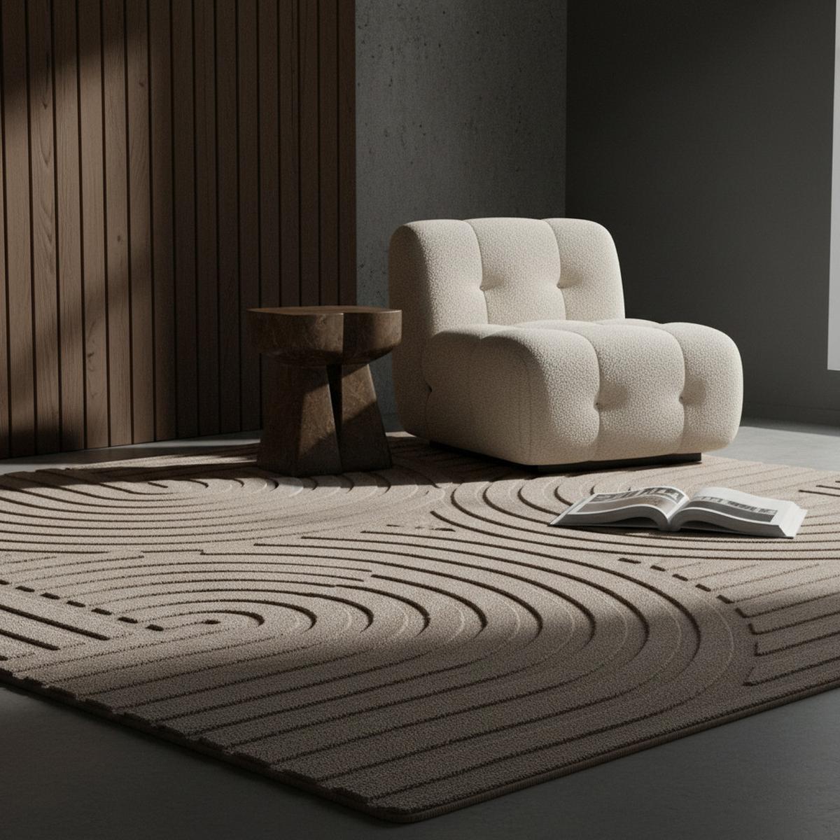 TEPPICH Kurzflor Waschbar LAVAREDO in Beige, im Boho-Stil, 160 x 230 cm - Beige, Textil (230/160cm) - KADIMA DESIGN