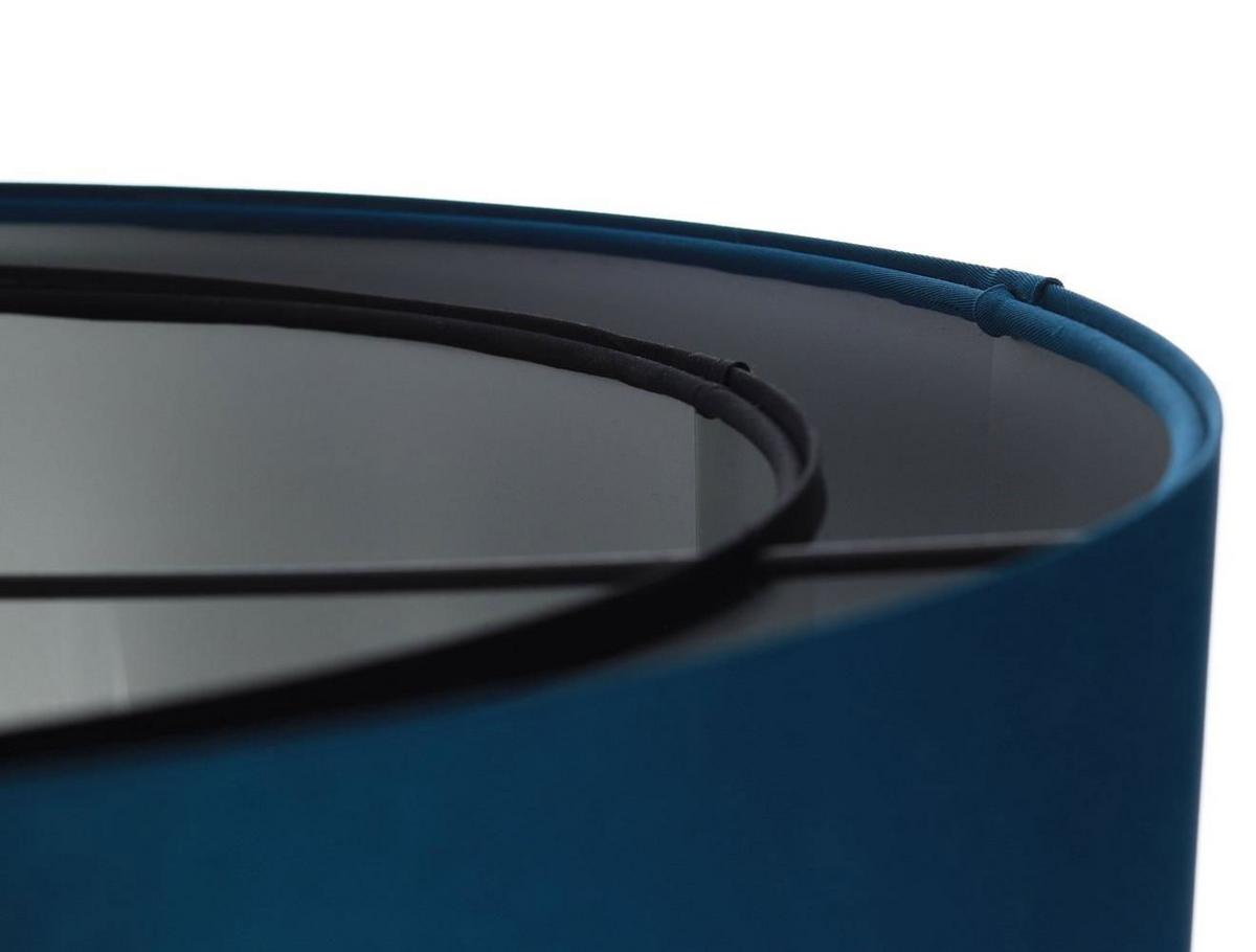 HÄNGELEUCHTE Blau 50/20 cm - Blau/Silberfarben, Kunststoff (50/1/20cm) - ONZENO