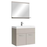 BADMÖBEL-SET Montreal 3 Teile Cashmere - 60 x 35 x 51 cm - Kaschmir, Holz (60/51/35cm) - Badplaats