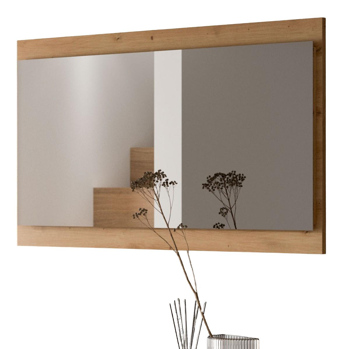 GARDEROBENSPIEGEL in Artisan Eiche, Wandspiegel 110 x 60 cm Borga - Eiche Artisan, Holzwerkstoff (110/60/6cm) - Inn.Furn