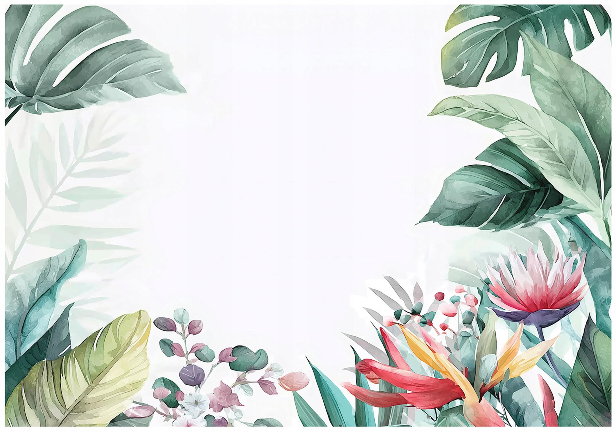 FOTOTAPETE Dschungel Blätter Grün 300x210 cm - Multicolor, Papier (300/210cm) - Wallarena
