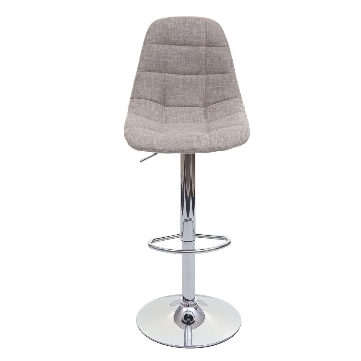 BARHOCKER Hellgrau 2er-Set - Hellgrau, Textil (43/115/47cm) - MCW