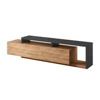 TV-MÖBEL Ilyes Holz und Grau - Braun, Holzwerkstoff (219/25/45cm) - Petits-meubles