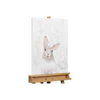 ACRYLBILD HANDGEMALT 50/70 cm - Beige, Holz/Textil (50/70cm) - KUNSTLOFT