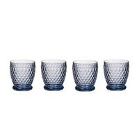 BECHER Boston Coloured Blau 330 ml 4er Set - Blau, Glas (0.33L) - Villeroy & Boch