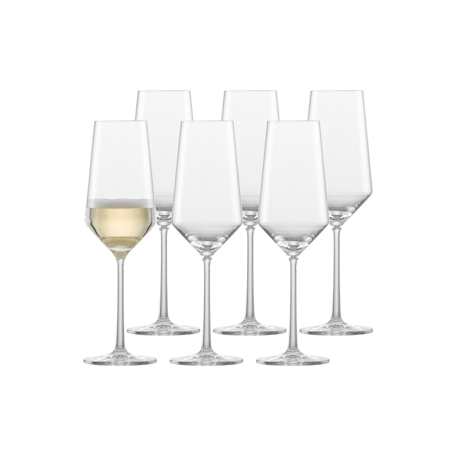 CHAMPAGNERGLÄSER Pure transparent 297 ml 6er Set - Transparent, Glas (0.297L) - Zwiesel Glas