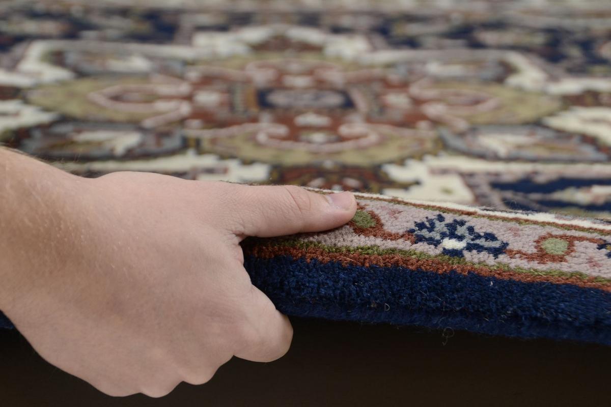 HANDTUFTTEPPICH Royal Heriz 60x90 cm - Blau, Textil (60/90cm) - THEKO
