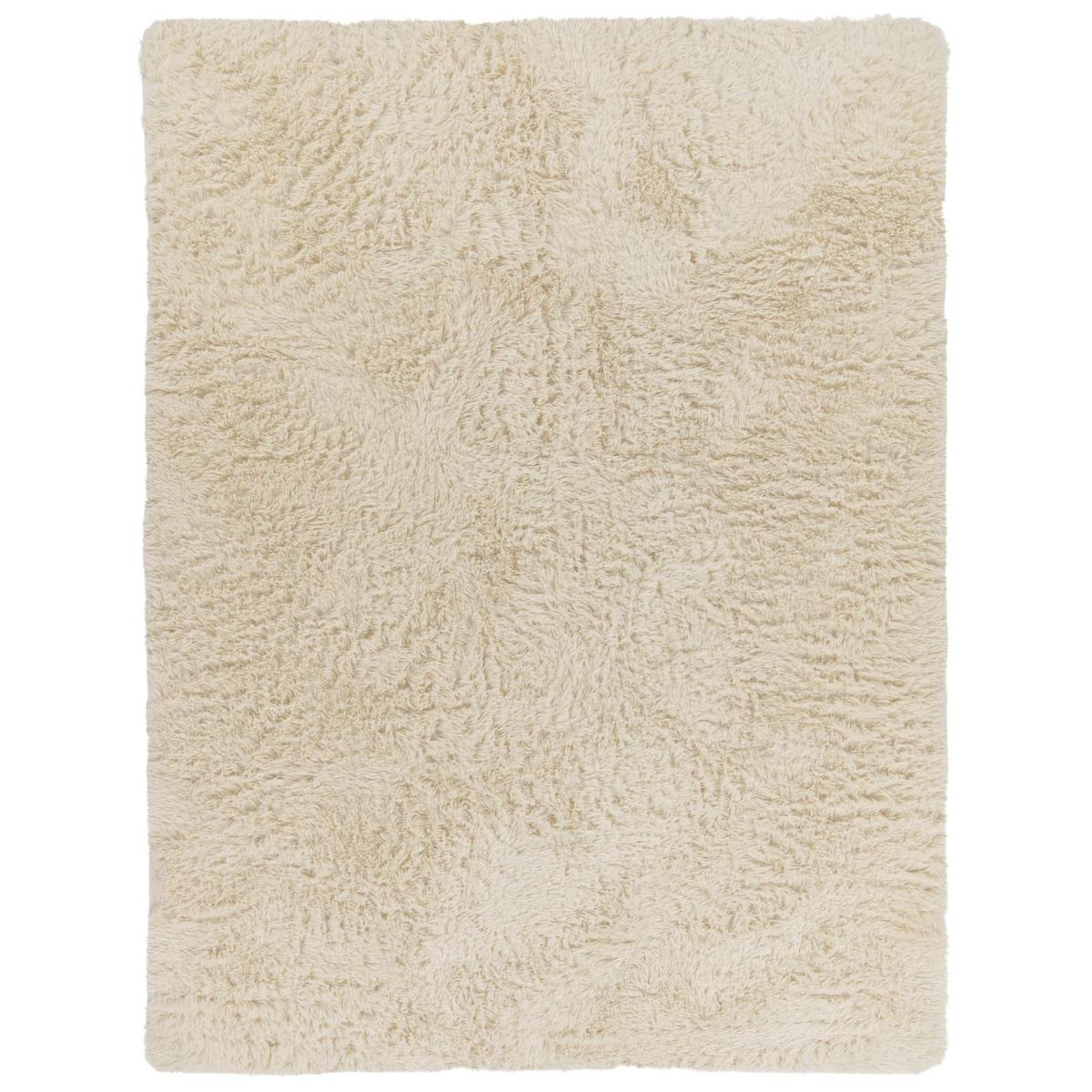 HOCHFLORTEPPICH Elfenbein 80 x 150 cm - Weiß, Kunststoff (80/150cm) - TT Home