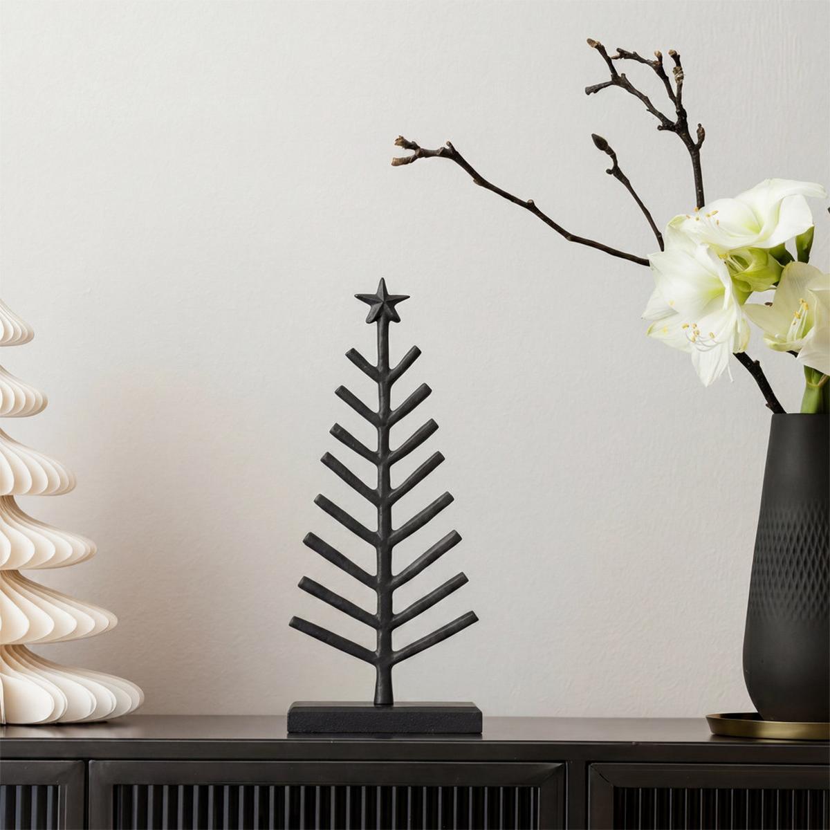 BAUM Christmas Chic schwarz 30 cm - Schwarz, Metall (6/30/12cm) - Villeroy & Boch