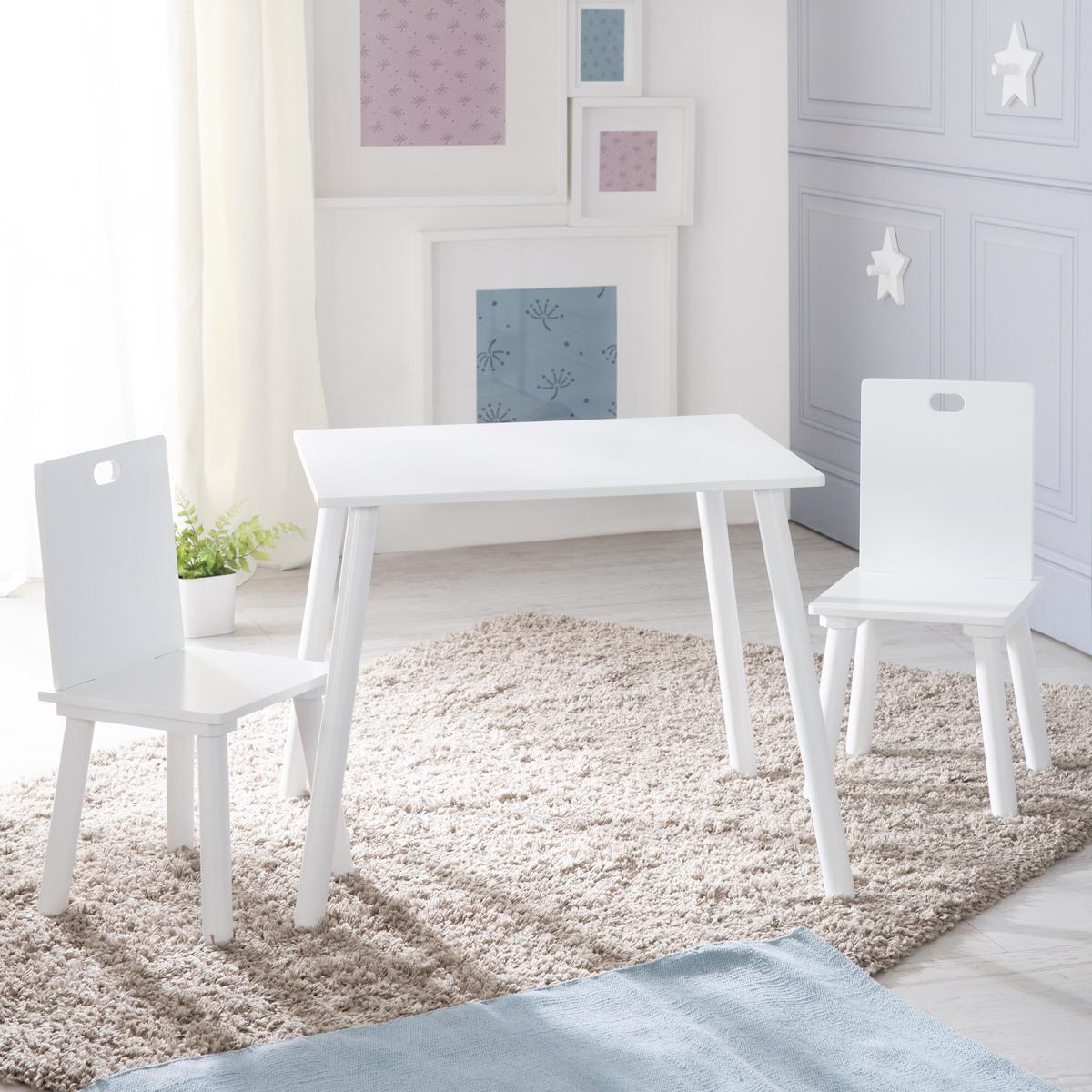 KINDERSITZGRUPPE - Weiß, Holzwerkstoff (60/54/50cm) - Roba