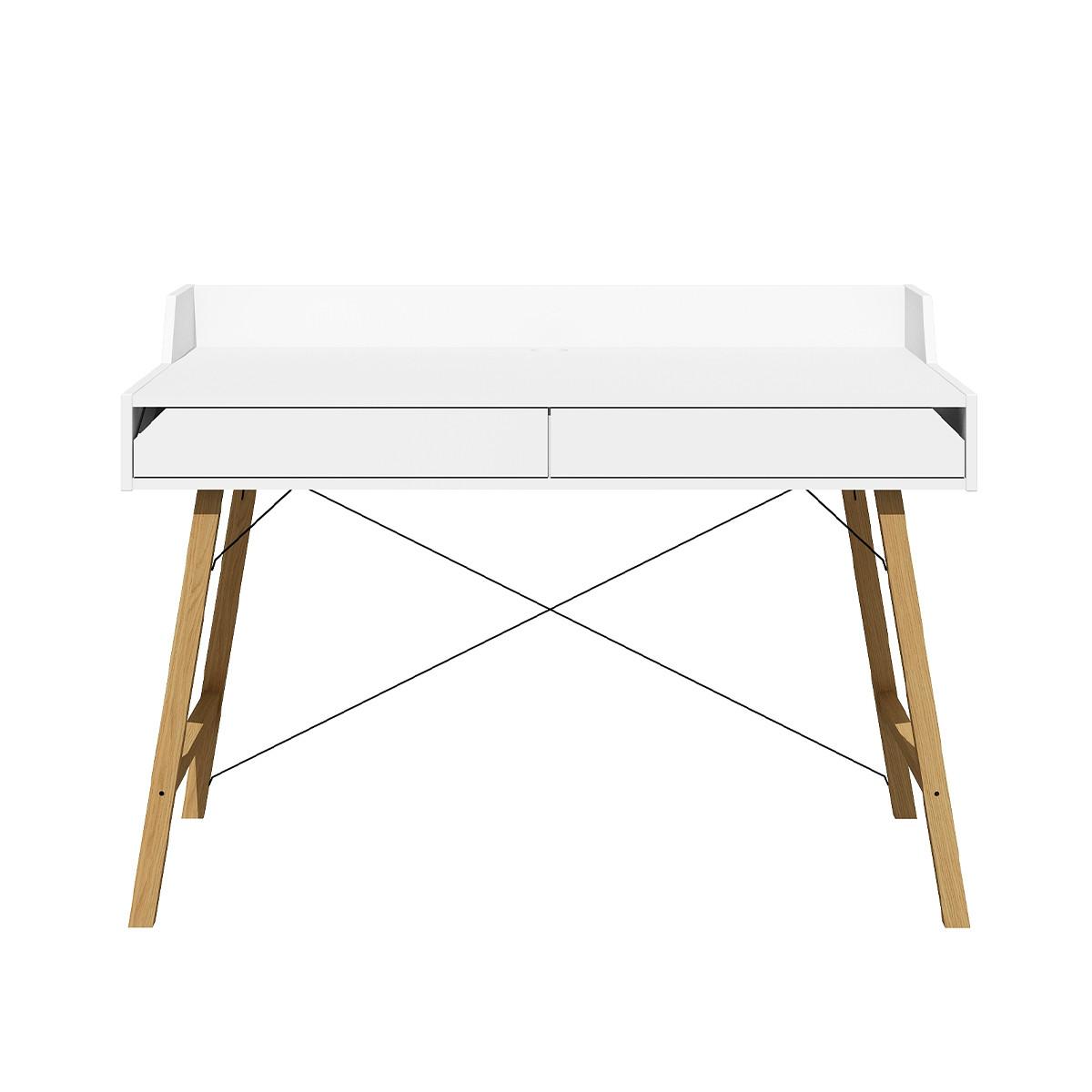 SCHREIBTISCH Weiß - Weiß, Holzwerkstoff (60/120/86cm) - Petits-meubles