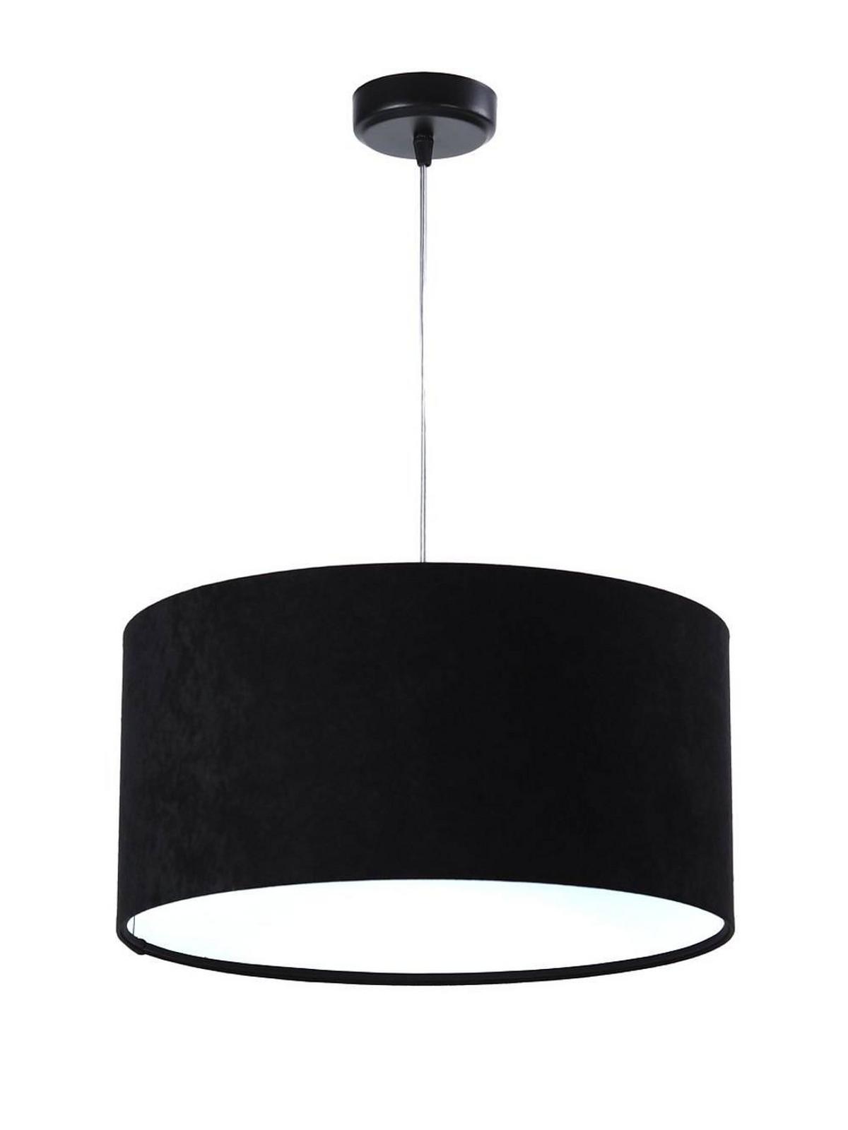 HÄNGELEUCHTE Schwarz 40/20 cm - Schwarz/Weiß, Kunststoff (40/0.6/20cm) - ONZENO