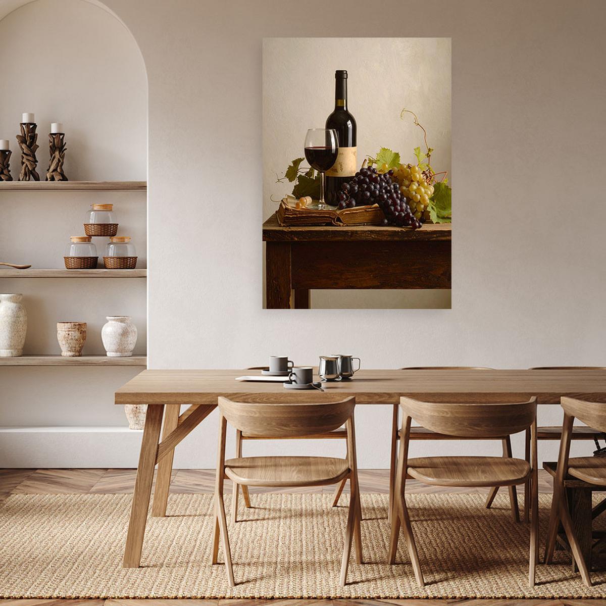 LEINWANDBILD Essen & Trinken 70x100cm - Beige, Textil (70/100cm) - Feeby