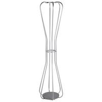 GARDEROBENSTÄNDER Metall silber 165 cm Ordway - Silberfarben, Metall (42/165/42cm) - Beliani