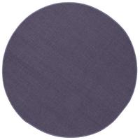 SISAL NATUR TEPPICH RUND - Blau, Textil (133/133cm) - Snapstyle