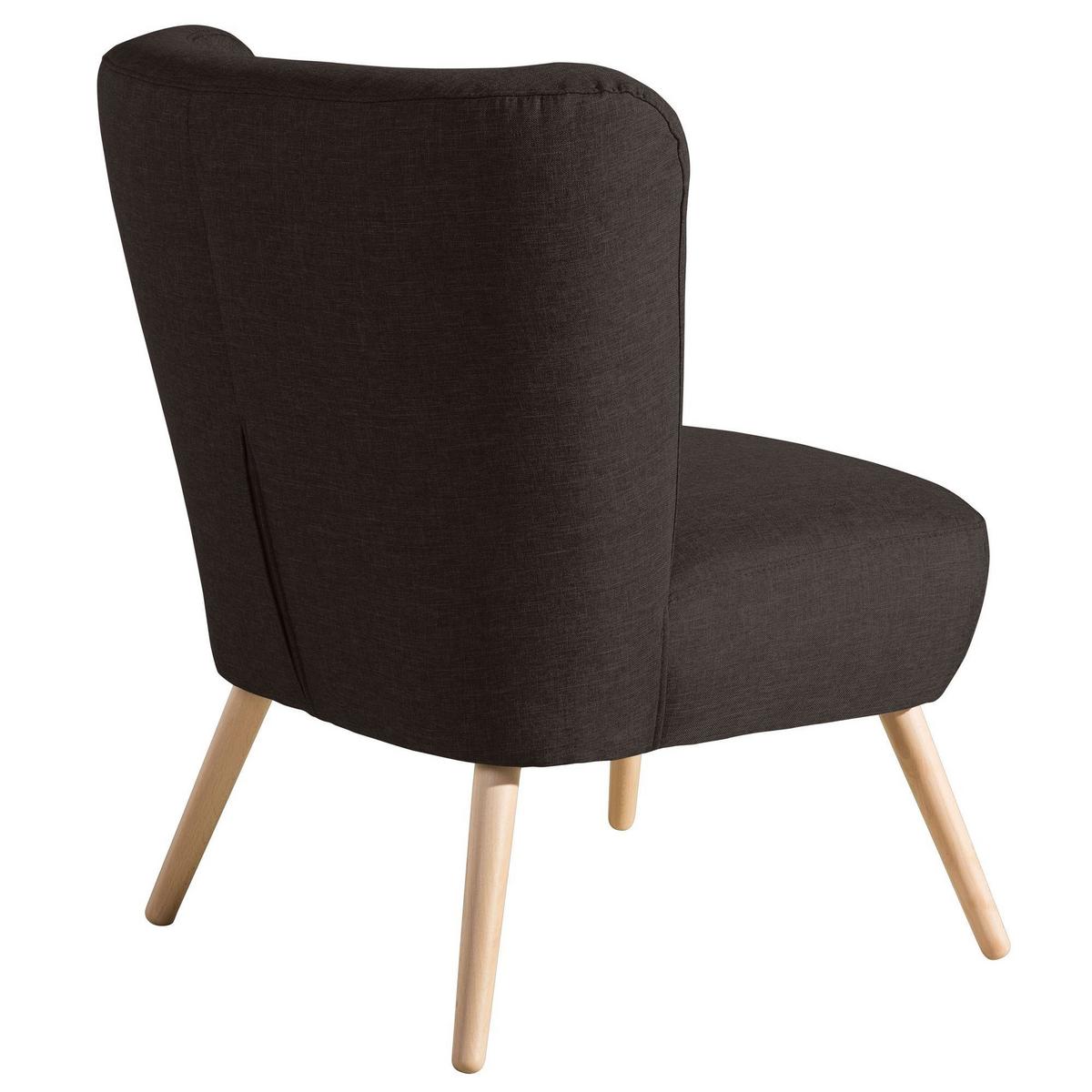 SESSEL Kassi Bezug Flachgewebe Buche natur / schoko - Braun, Kunststoff (69/80/68cm) - 58aufmkessel