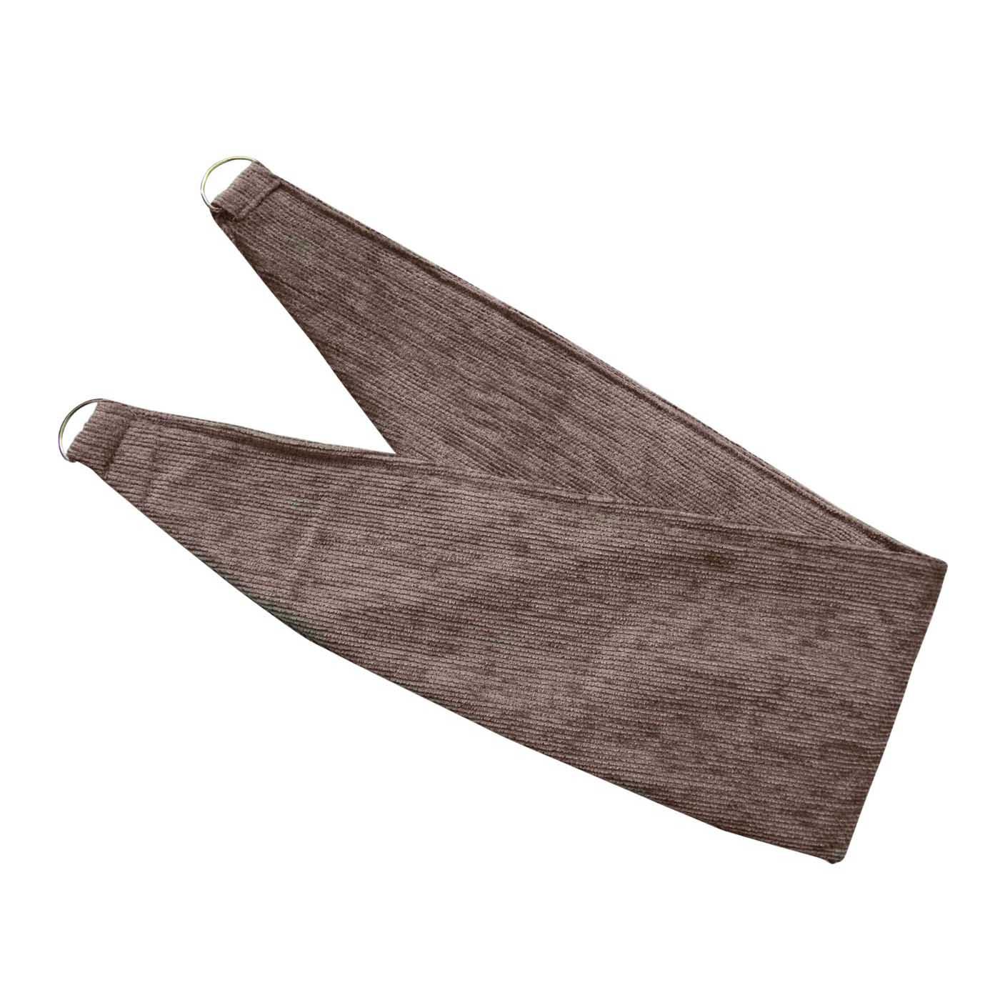 RAFFHALTER Chenille 2er-Set - Taupe, Textil (13/66cm) - Homescapes