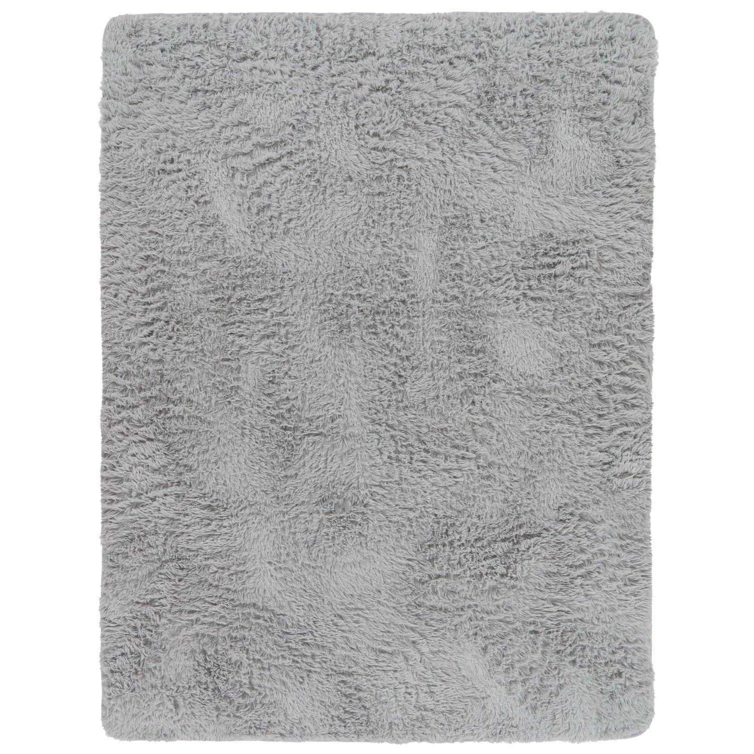 HOCHFLORTEPPICH Hellgrau 160 x 220 cm - Hellgrau, Kunststoff (160/220cm) - TT Home