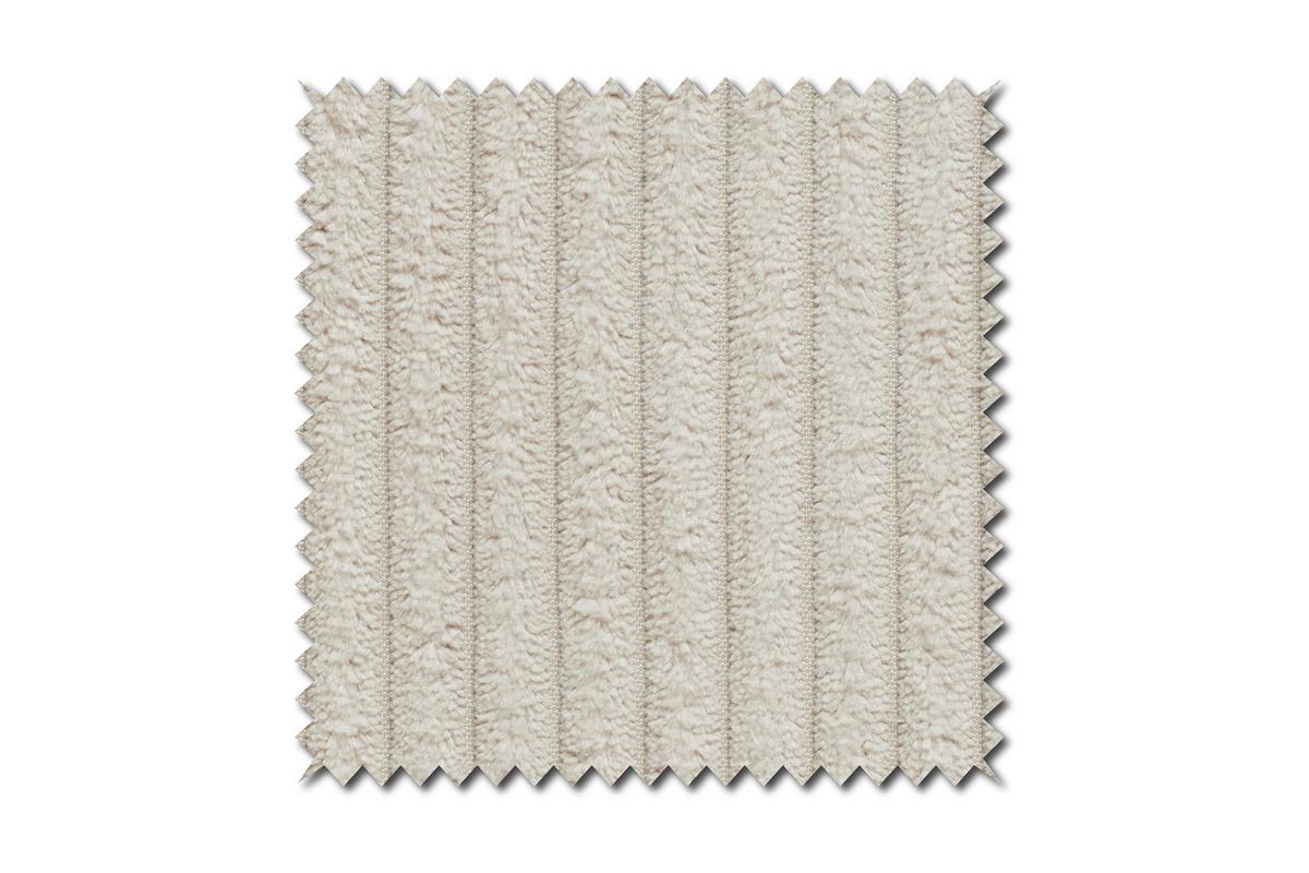 SESSEL CHARME Cremeweiß Cord - Creme/Schwarz, Textil/Metall (100/106/95cm) - KAWOLA