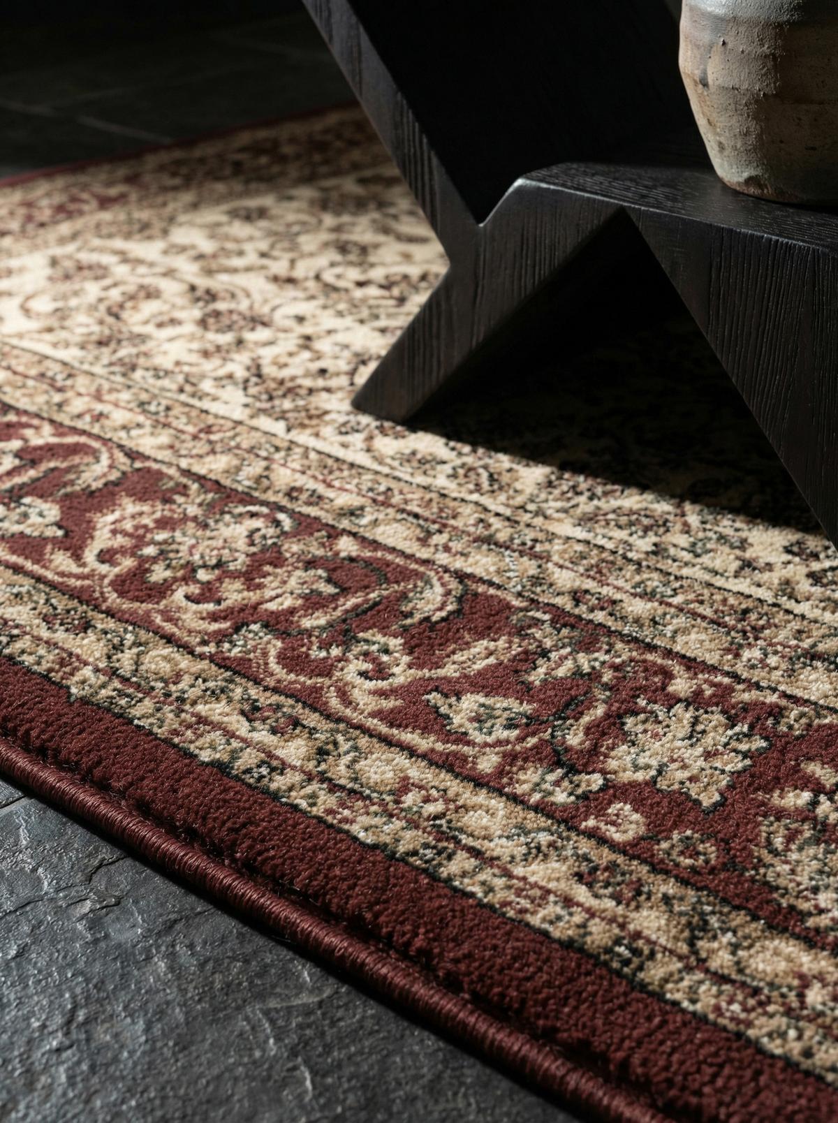 TEPPICH Kurzflor GEISLER in Creme, orientalisch, 80 x 150 cm - Beige, Textil (150/80cm) - KADIMA DESIGN