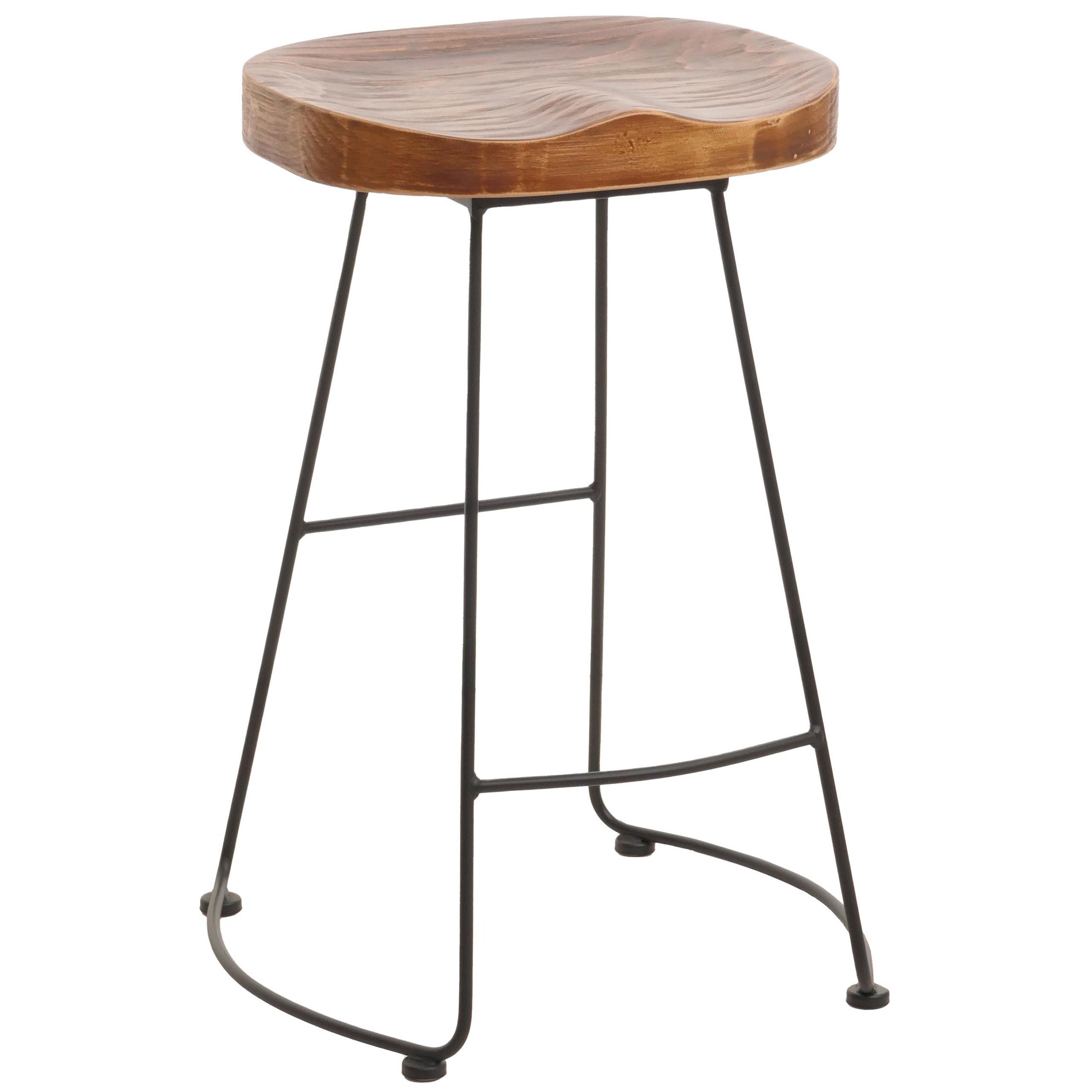 BARHOCKER Braun - Braun, Holz (48/68/44cm) - MCW