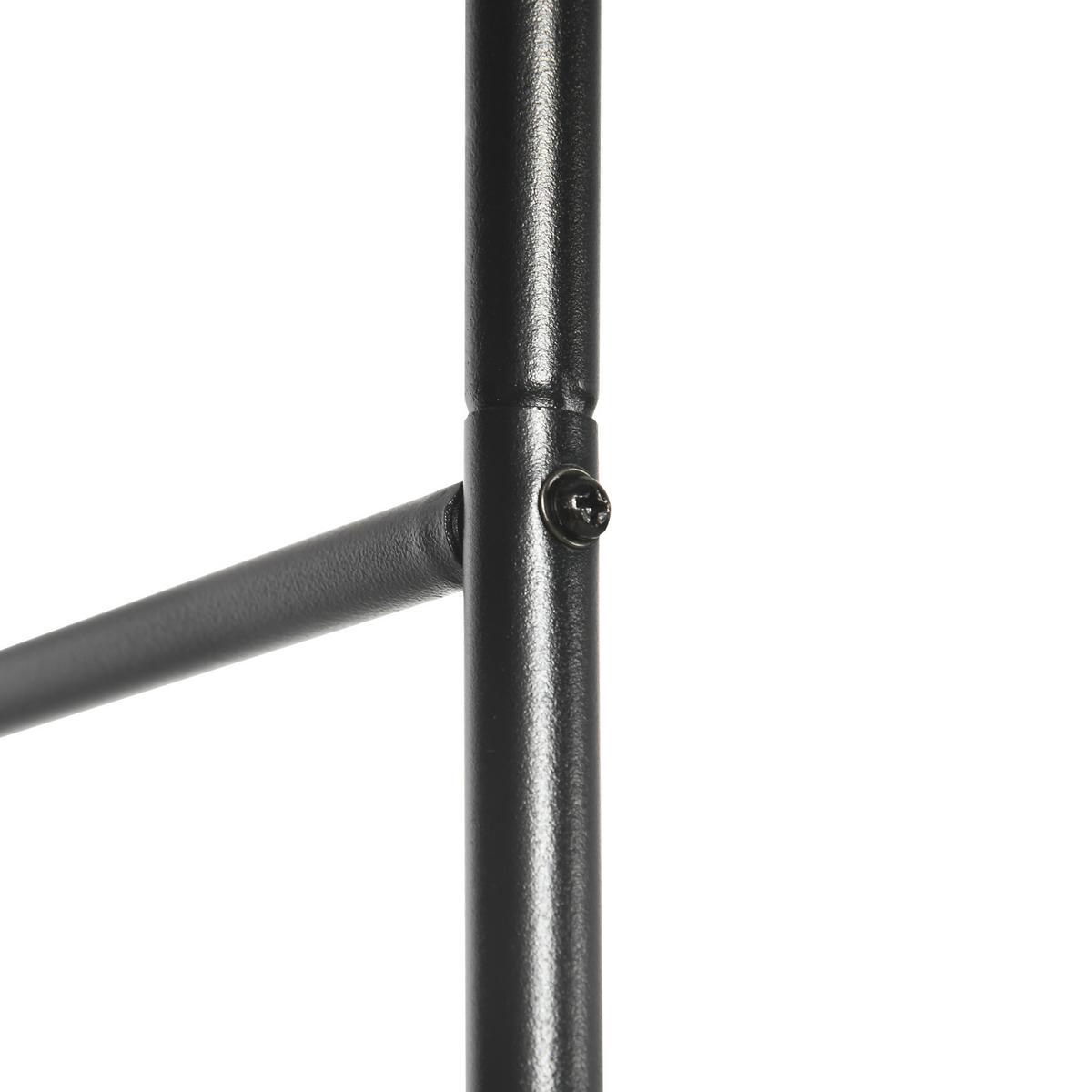 ROSENBOGEN, Metall, Schwarz - Schwarz, Metall (40/240/140cm) - Outsunny