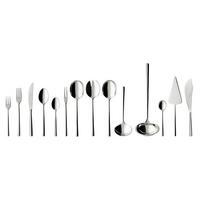 TAFELBESTECK Piemont silber 70-tlg. - Silberfarben, Metall - Villeroy & Boch