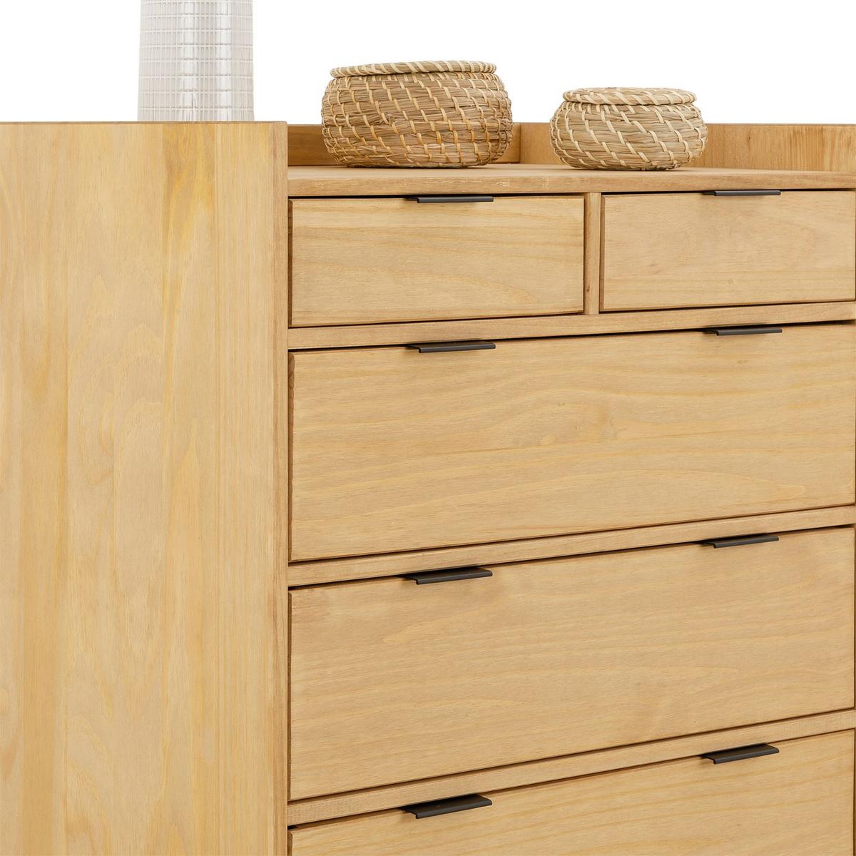 KOMMODE TEPERA braun - Braun, Holz (75/92/46cm) - IDIMEX