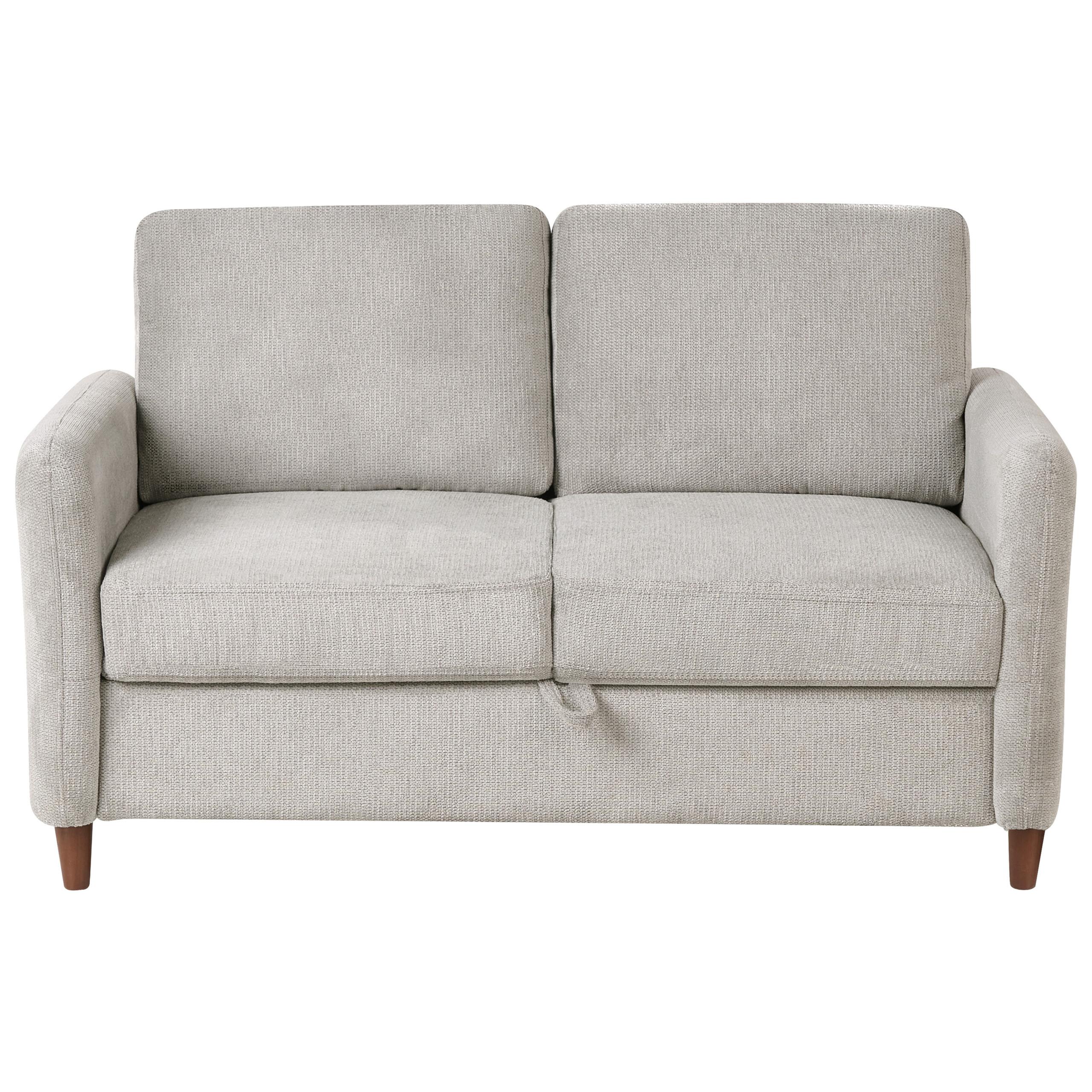 2-SITZER-SOFA Stoff Grau Mare - Grau, Textil (143/88/77cm) - Beliani