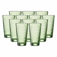 LONGDRINKGLÄSER Favo Grün 400 ml 12er Set - Grün, Glas (0.4L) - Ritzenhoff Breker