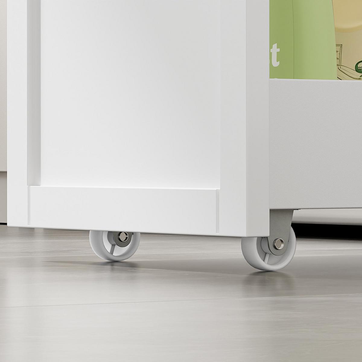 SEITENSCHRANK mit Schubladen für Waschmaschine BZR229-W - Ahornfarben, Fell (90/88/60cm) - SoBuy